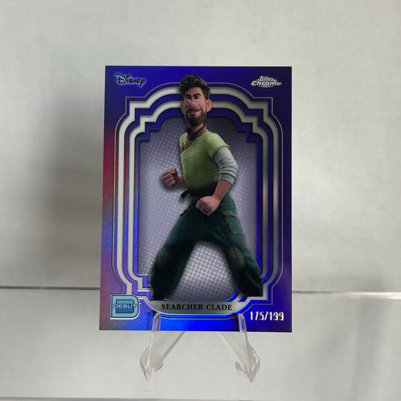 Disney Topps Chrome 2024 Searcher Clade Purple Refractor /199 Debut StrangeWorld - Picture 6 of 7